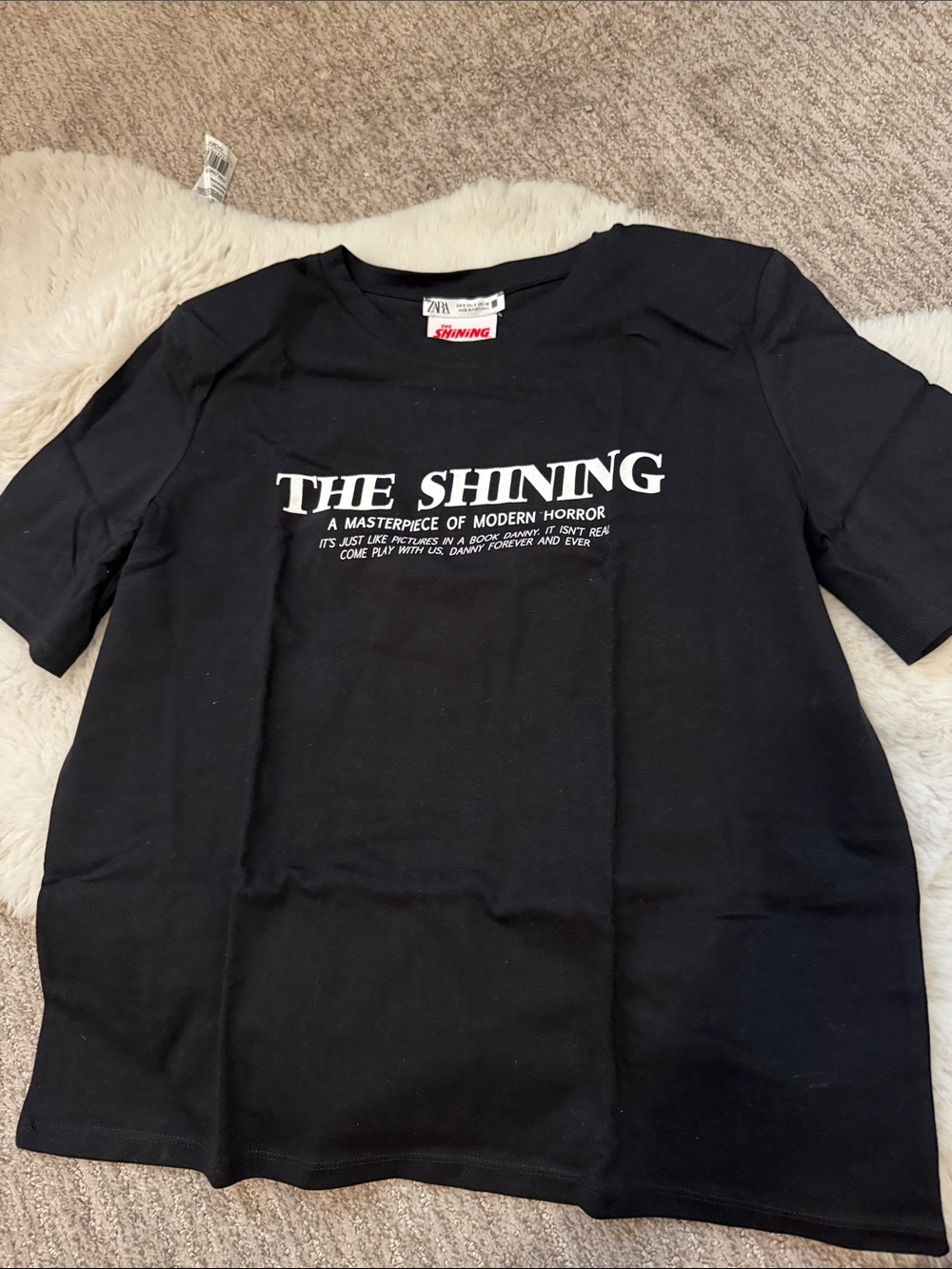 Zara Black Graphic 'The Shining' Tee - Picture 4 of 5